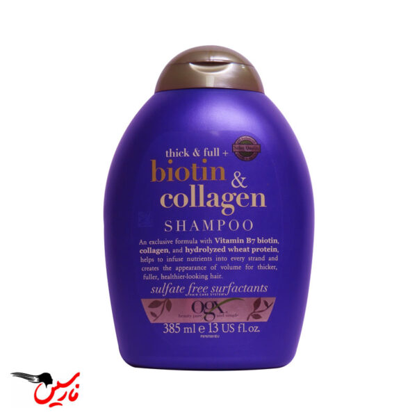 شامپو او جی ایکس OGX مدل Biotin & Collagen