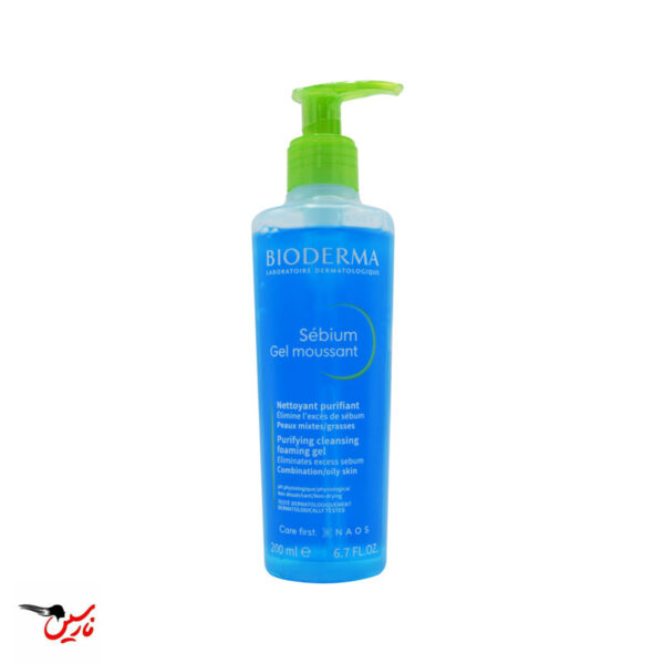 ژل شستشو پوست چرب و مختلط بیودرما Bioderma 500ml