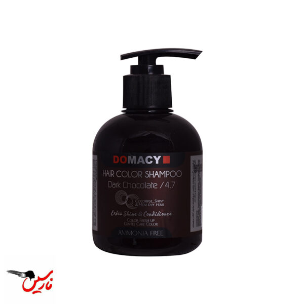 شامپو رنگساژ دوماسی Domacy 4.7 شکلاتی تیره 300ml