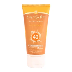 کرم ضد آفتاب برنزه کننده SPF40 سان سیف