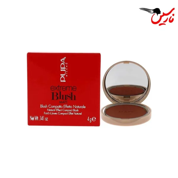 رژ گونه مات پوپا مدل EXTREME BLUSH MATT شماره 002