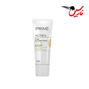 کرم ضد آفتاب رنگی فاقد چربی SPF60 پریم